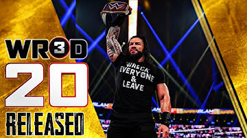 WR3D 2K20 MOD || NEW ATTIRES || NEW TAUNTS || NEW MOVES || NEW ARENAS || REALISTIC TITELS + LINK