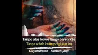 GUYON WATON KORBAN JANJI STORY WHATSAPP INSTAGRAM