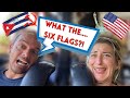 First Time on a Roller Coaster (Cubans Amazed Reaction to Six Flags)