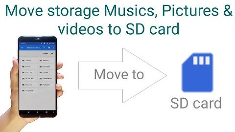 Paano ilipat sa SD memory card ang mga picture videos at music || how to move files to SD card