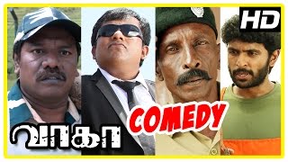 Wagah Tamil movie | Comedy Scenes | Vikram Prabhu | Ranya | Karunas | Sathyan | Rajendran