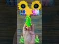 Simple Craft | Make a Christmas Tree With Clay 🎄#asmr #diy #relaxing #craft #shortsfeed #shorts #fyp