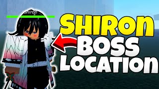 Shiron Boss Location [Project Slayers]