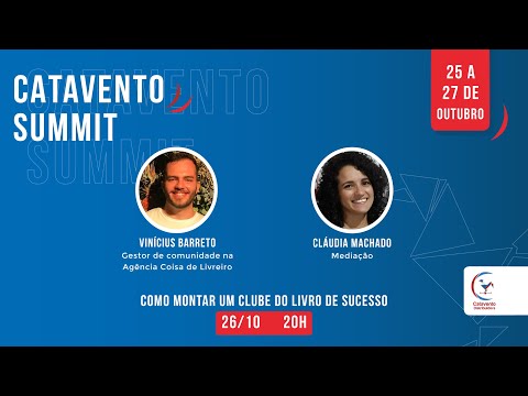 Como montar um clube do livro de  sucesso com Vinicius Barreto | Catavento Summit