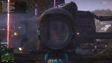 Planetside 2 infantry gameplay on max graphics settings