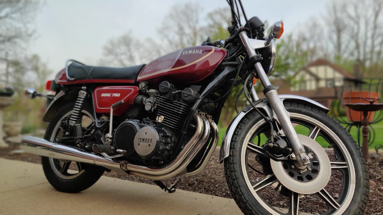 1977 Yamaha XS750-2D - YouTube