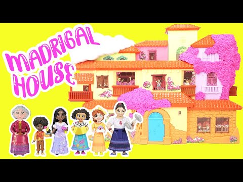 Disney Encanto Magical Casa Madrigal Doll House! Family Toy Characters Mirabel, Alma, Bruno, Isabela