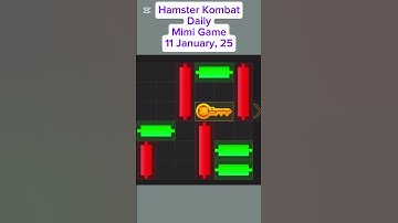 Hamster Kombat Daily Mini Game | 11 January | Hamster Kombat How To Solve Mini Game Puzzle |