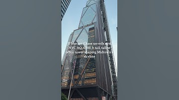 JPMorgan Chase unveils new NYC HQ, 1,388 ft tall, tallest office tower shaping Midtown