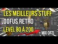 Meilleurs Stuff Dofus Rétro Monocompte | Du level 80 à 200 !