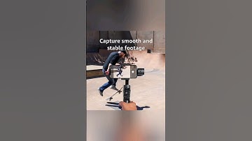 Amazon Basics Handheld Gimbal Stabilizer with 3-Axis Features & Tripod, Facial tracking, Time lapse
