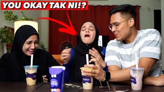 Aisyah hampir termuntah AIR VIRAL TEALIVE!