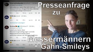 NDR, Gähn-Smileys, Presseanfrage zu Messermännern, Massenvergewaltigungen und Migrantenkriminalität