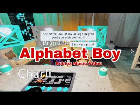 Melanie Martinez Alphabet Boy Roblox Music Video Ft Mia Jen And Aiden Youtube - alphabet roblox