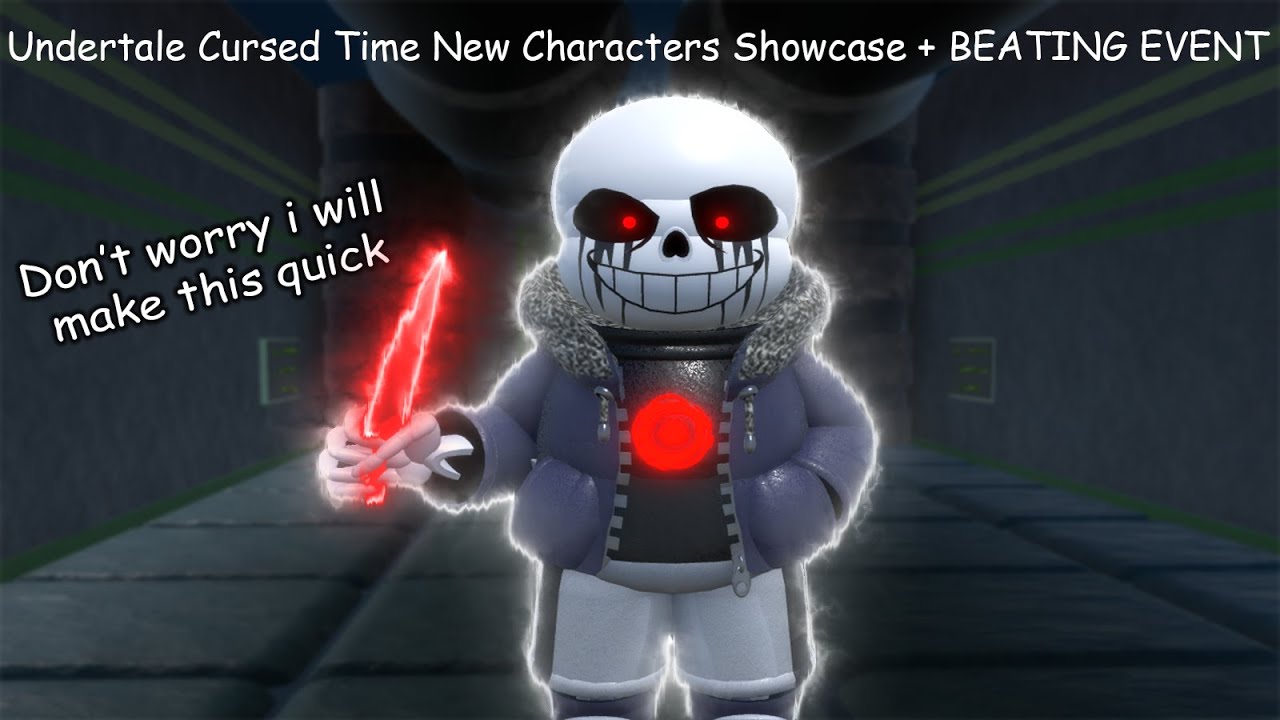 Undertale Cursed Time New Reaper Sans Character Showcase + Event