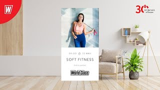 SOFT FITNESS  с Еленой Дубас | 3 февраля 2024 | Онлайн-тренировки World Class screenshot 4