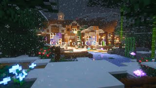 Minecraft Cozy Snow Ambience 4 Hours w/C418 Music
