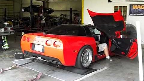 C5 Corvette Big Whiplash Blower cam, A&A  supercharger LS1 Dyno Run