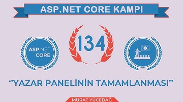 #134 Asp.Net Core 5.0 Proje Kampı Yazar İşlemlerinin Tamamlanması