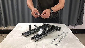 Locking Single Trimmer Rack Trim line Holder Fit for Open Landscape Trailers Racks