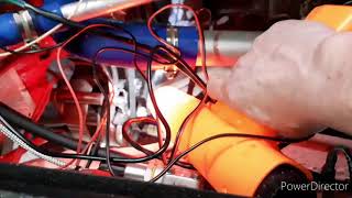 V8 Commer van, setting ignition timing. STROBE LIGHTS IN THIS VIDEO