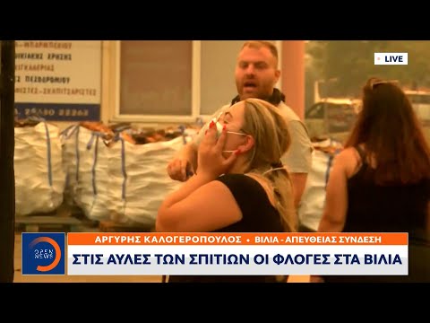 Ασταμάτητο το πύρινο μέτωπο – Σε απόγνωση οι κάτοικοι | 18/8/2021 | OPEN TV