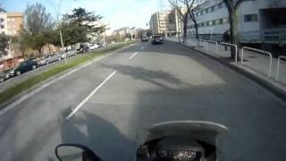 Paseo en moto con gopro