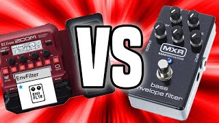 Zoom B1x Four VS MXR Bass Envelope Filter