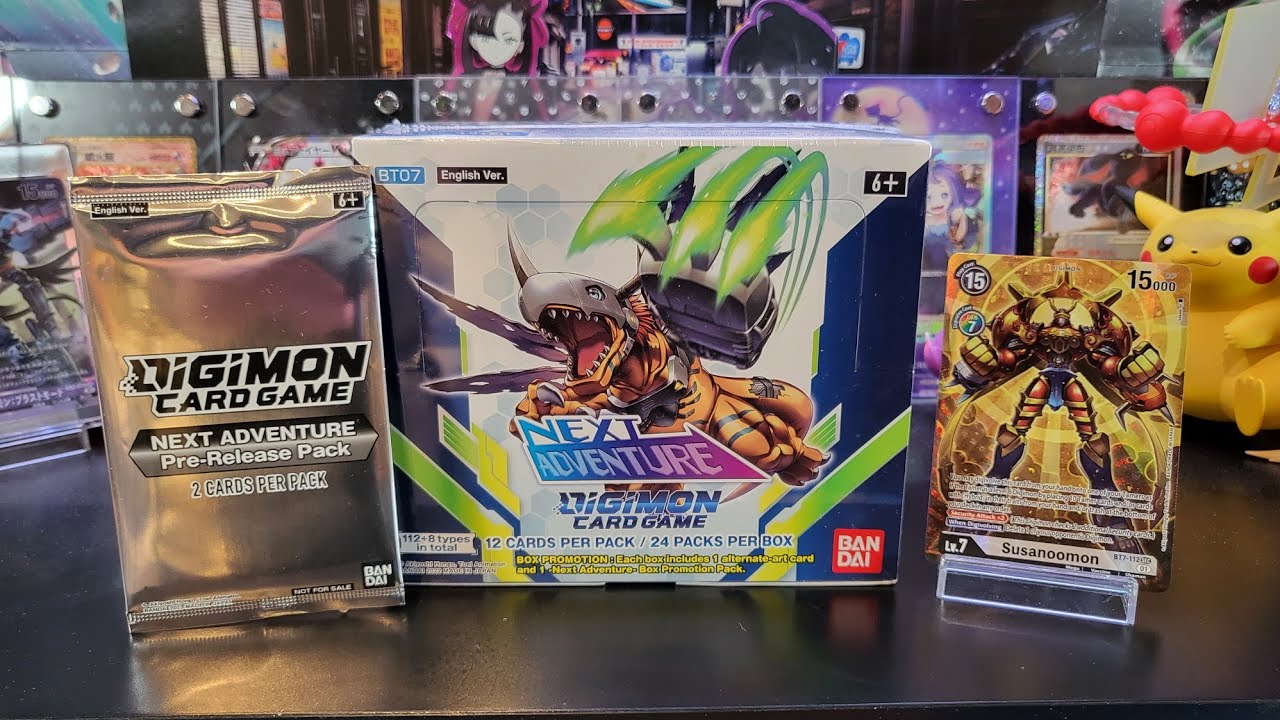 digimon tcg next adventure bt07 booster box Digimon BT07 Next Adventure Booster Box Opening