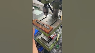 Machining of tapping and drilling for zinc alloy die castings #diecasting#zincalloydiecasting