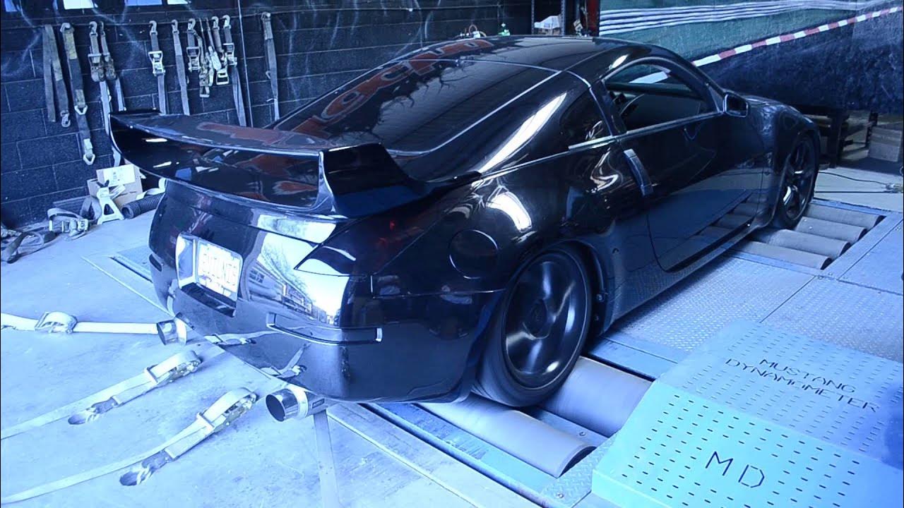Nissan 350Z Dyno Test with Berk Test Pipe YouTube