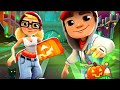 Gameplay Subway Surfers: New Orleans (Halloween) Boombot Bonus Character Play On PC FHD
