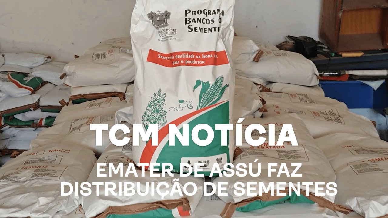 TCM Notícia - EMATER de Assú faz distribuição de sementes