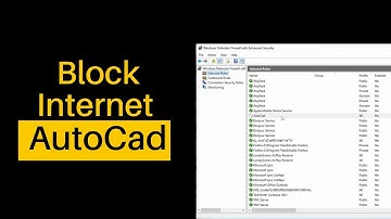 How to block internet access for AutoCad