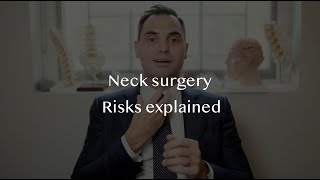 Risks of surgery on the neck - ACDF and cervical disc replacement. by Dr David Oehme 141,632 views 5 years ago 3 minutes, 56 seconds