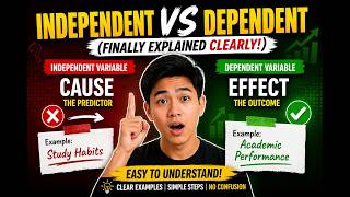 Independent vs Dependent Variables Finally Explained Clearly!