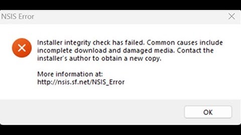 How to fix Ubisoft connect NSIS error Installer integrity check has failed