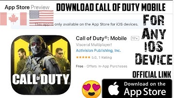 Call Of Duty Mobile Released For iOS ( Canada And Australia Beta) Download Link