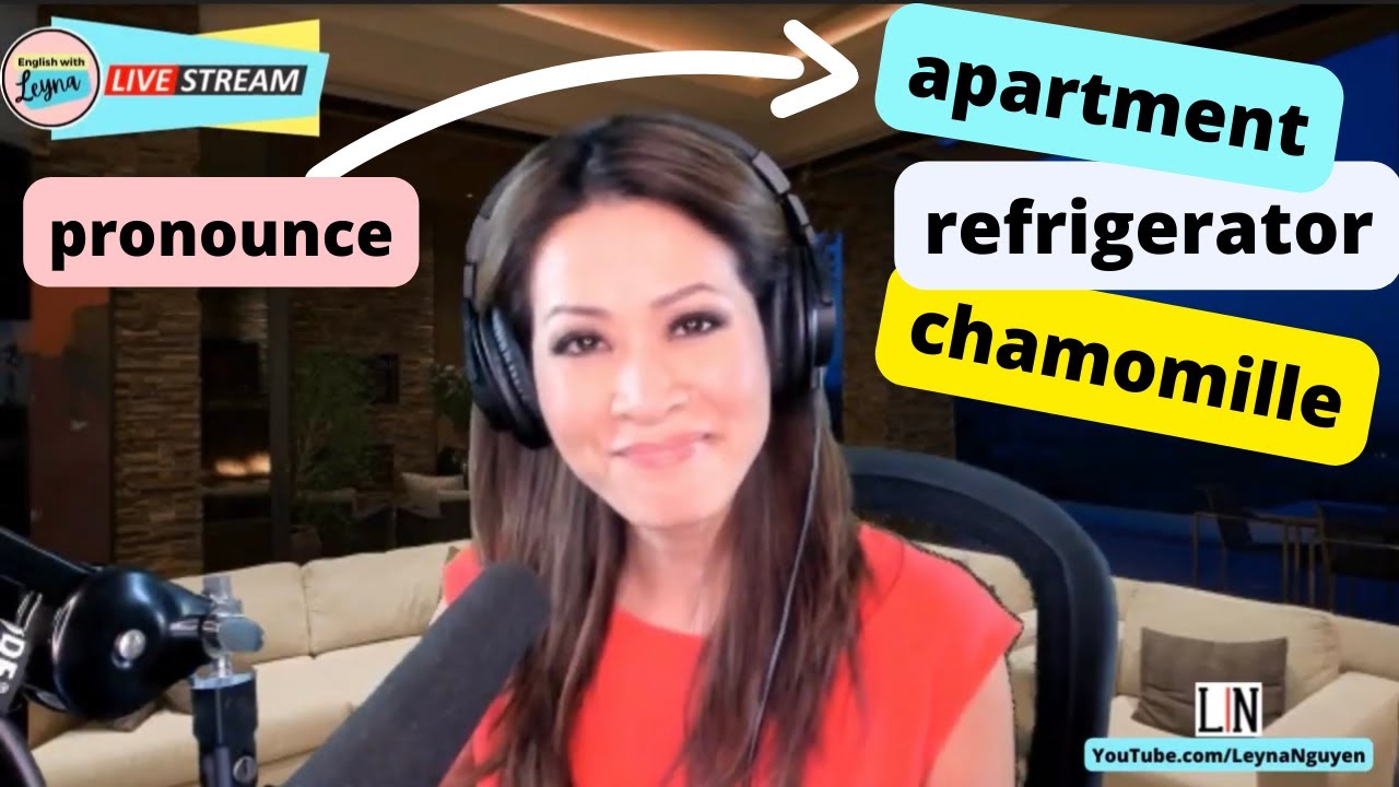 Những từ thường bị phát âm sai.Commonly mispronounced words! English with Leyna Nguyen tieng anh