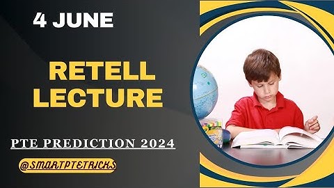 PTE RETELL LECTURE June 2024 ||  Retell lecture Templates June 2024