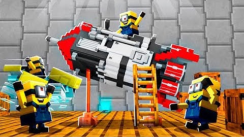 VIRAMOS MINIONS DENTRO DO MINECRAFT !! ( MEU MALVADO FAVORITO O FILME )