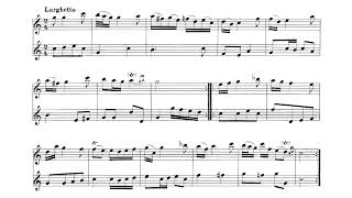 Willem de Fesch - Sonata Op. 9, No. 3, III - Larghetto (EWI Duet)
