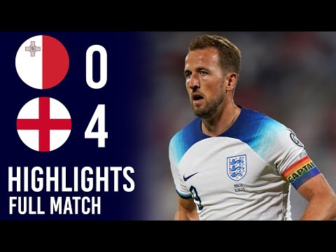 Malta vs England 0-4 Euro 2024 Qualifiers - Highlights &amp; All Goals