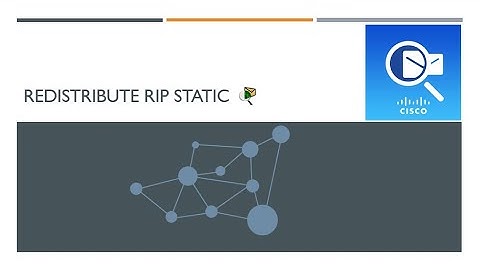 Tutorial Konfigurasi Redistribute Rip Static