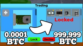 TRADING !!! in Bitcoin Miner ROBLOX screenshot 5