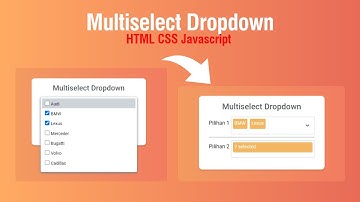 Multiselect dropdown menggunakan Javascript, HTML CSS | Multiselect dropdown with Checkbox in Jquery