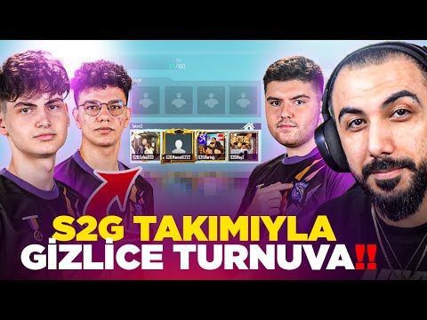 S2G OYUNCULARIYLA TURNUVADA GİZLİCE FİNAL MAÇINA GİRDİK!! | PUBG MOBILE