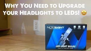 Novsight LED Headlight Install on Chevy Cruze! 45 Brighter Low Beams For Your 2017 2019 Chevrolet Cruze Led Headlight Bulb Install