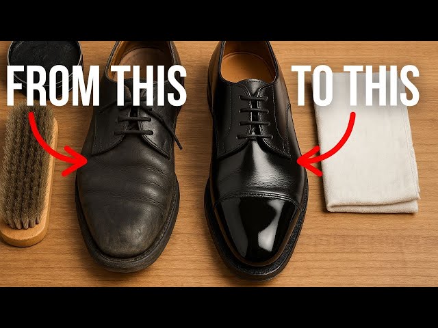 Can Worn-out Leather Shoes Look New Again? - YouTube
