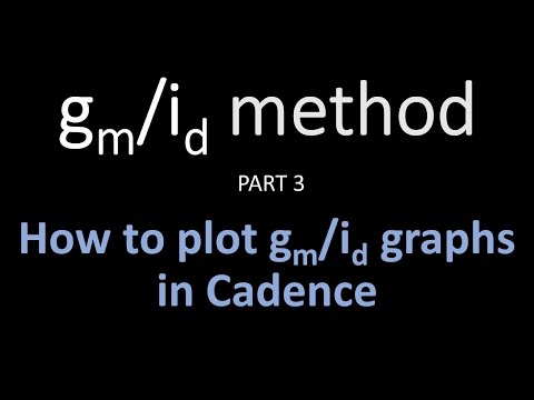 gm over id (gm/id) method part 3 plotting in cadence